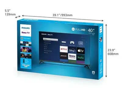 LED TV-32" SMART WIFI-philips-IN BOX with Warranty-$139-no tax, View more