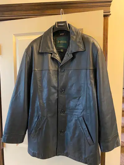 Men’s Danier Leather Jacket / Size: USA 48-50; CAN XL/TG, View more