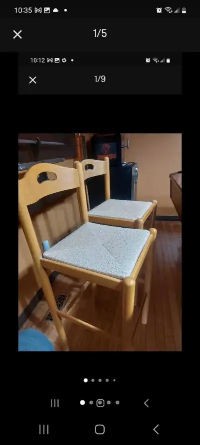 2 Maple Bar Stools, View more