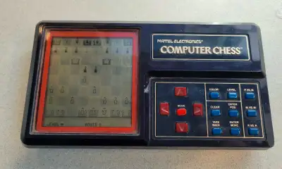 Vintage Mattel Electronics Computer Chess  Handheld Pocket Game, View more