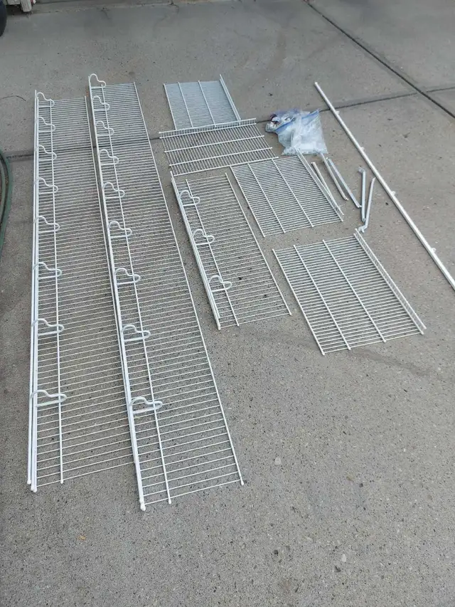 6 metal Shelving