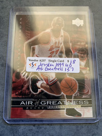 1999 Upper Deck Jordan Air Greatness #137 NBA Showcase 267