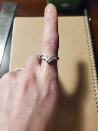 925 Sterling Silver Women's Rings Size 7 (2)