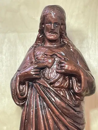 Statue en ciment (pour l'extérieur) du Sacré Coeur de Jésus, View more