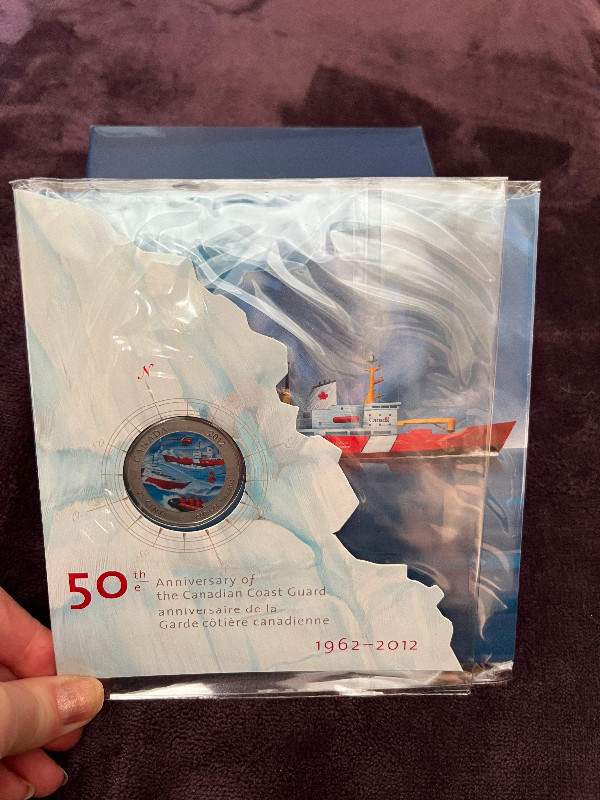 2012 Royal Canadian Mint 50th Anniversary of coast guard coin in Arts & Collectibles in St. John's - Image 2