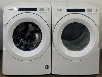 Whirlpool Washer Dryer Set Steam (White), View more