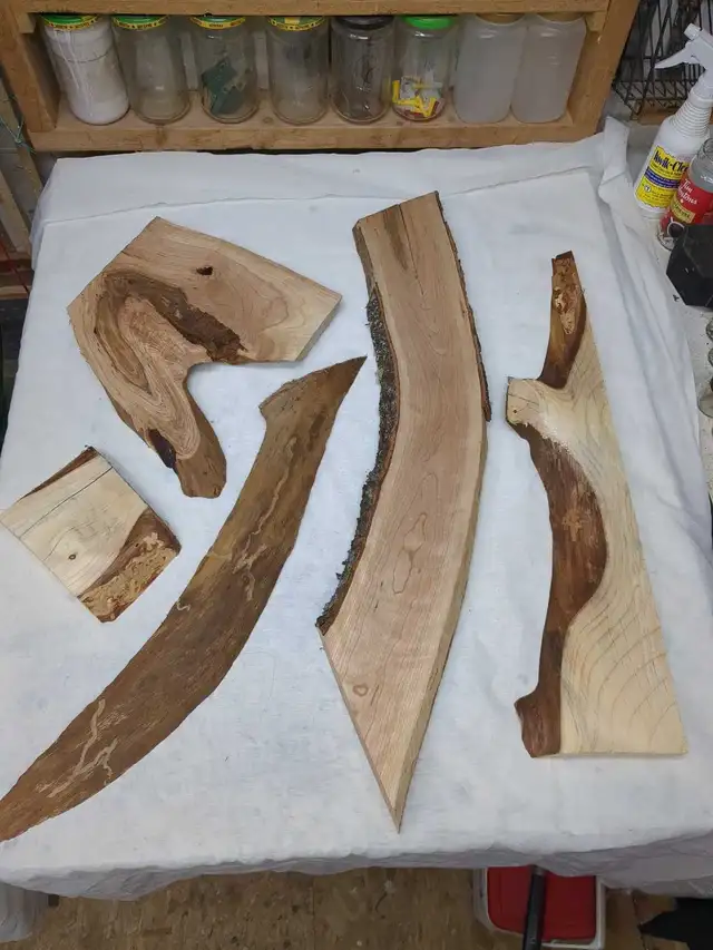 Live Edge Planed Wood Craft Blanks