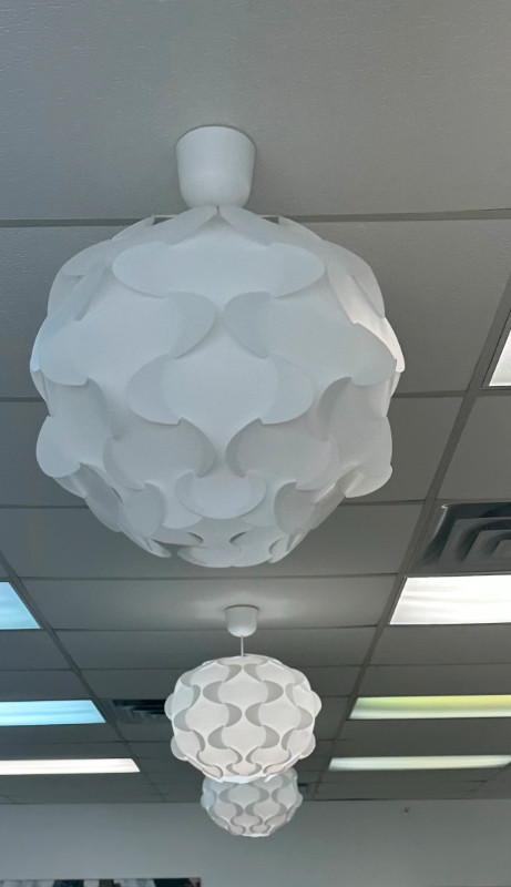 Set of 3 Ceiling-Mounted Globe Lights in Indoor Lighting & Fans in Calgary