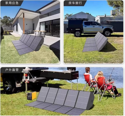 This high-efficiency portable solar panel charger provides reliable off-grid power for camping, RV t...