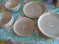 Denby Dishes..NEW..10 Pc. Halo Spekle, $110.00