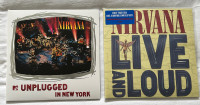 Available For Sale - Nirvana Vinyl MTV Unplugged & Live and Loud