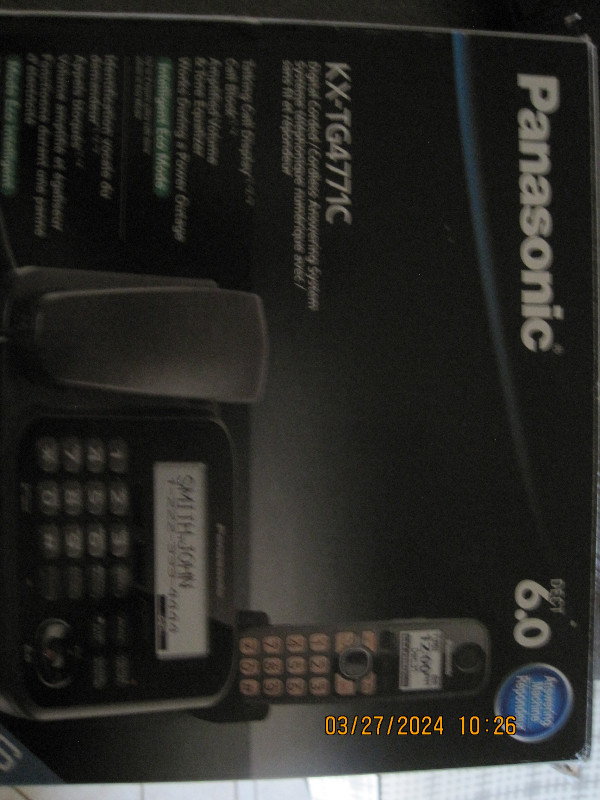 Panasonic Phone in Home Phones & Answering Machines in Markham / York Region - Image 2