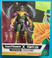 Power Rangers X TMNT Lightning Collection Shredder -NISB 