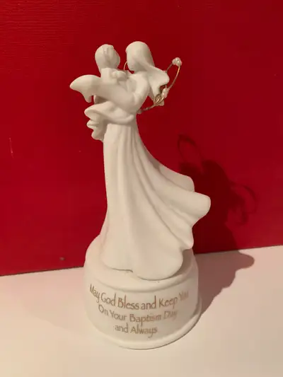 Baptism musical figurine . Posted in baby items, other in Muskoka. December 3, 2022