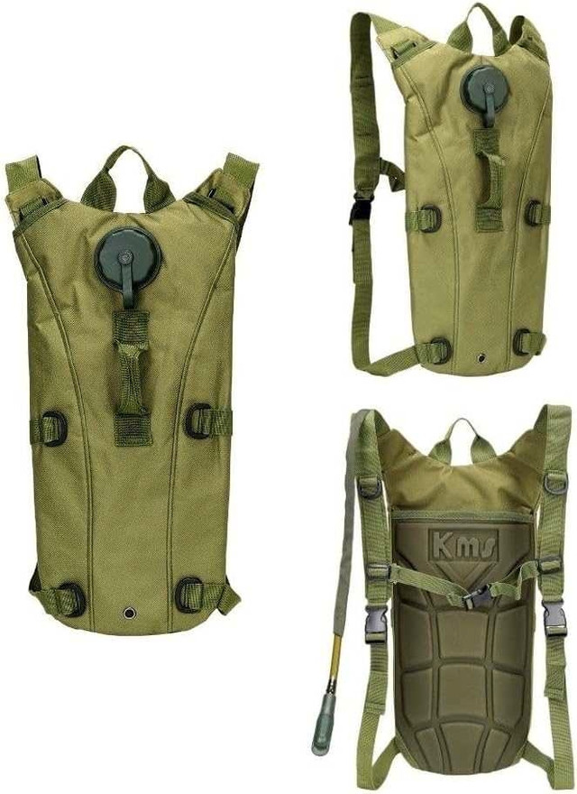 NEW Green Hydration Backpack with 3L Water Bladder in Fishing, Camping & Outdoors in Edmonton - Image 2