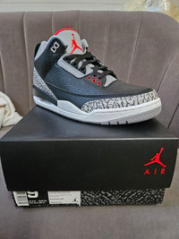 2018 Jordan 3 Black Cement Size 9.5 NEW