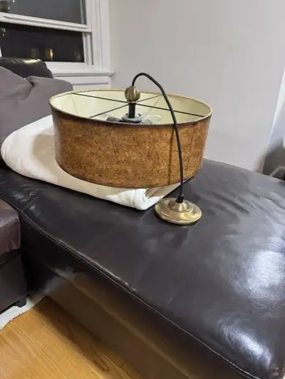 Two Living Room Chairs and a Light Fixture, View more