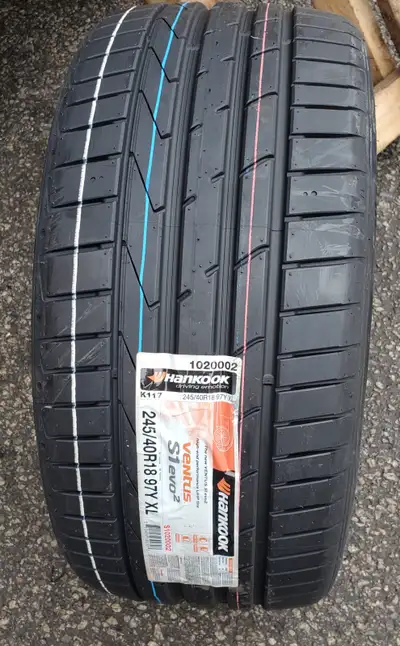 P 245 / 40 R 18 fits: Mercedes-Benz E350, E400, E550, Audi A4, S4, A5, S5, A6, TT, BMW 528i, 535i, 5...