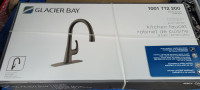New Kitchen pull out  faucet .Glacier bay in black matte