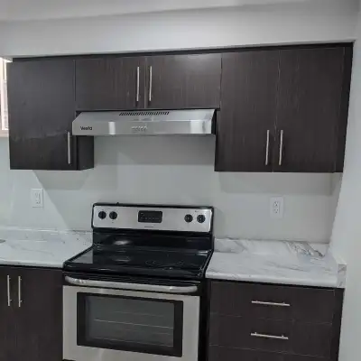 Fully renovated, partially furnished ( all furniture except beds) and legal basement apartment. Sepa...