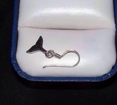 EARING SILVER FISH TAIL 925 silver, View more