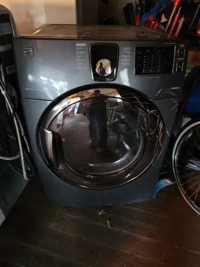 washer, dryer, stove, dishwasher, fridge, dining table andchair, View more