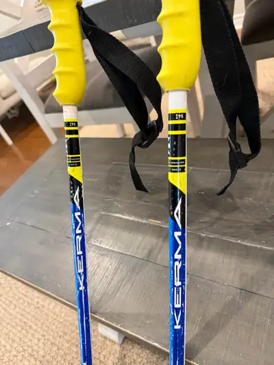 Kerma Race Jr. Triangular Aluminum Ski Poles – 38" (95 cm) , View more