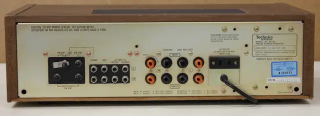 Vintage (1978) Technics (Panasonic) SA 80 Receiver in Stereo Systems & Home Theatre in St. Catharines - Image 6