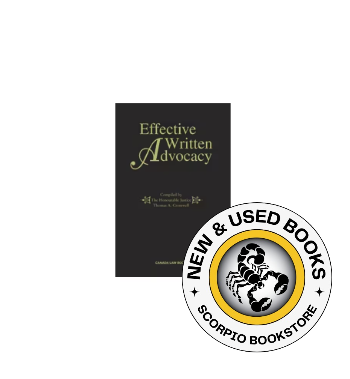 Effective Written Advocacy 2008 9780888044686 in Textbooks in Mississauga / Peel Region - Image 2