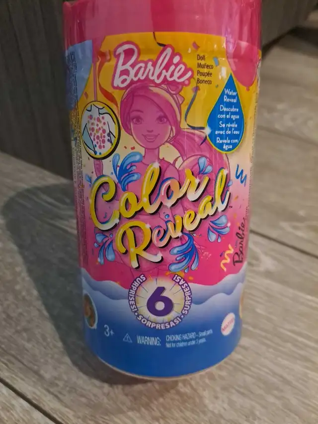 Barbie Color Reveal 6 suprises in Toys & Games in Calgary - Image 2