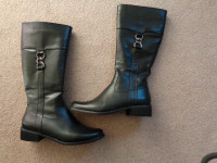 Authentic Marina RINALDI Leather boots like new size 7 pd $235