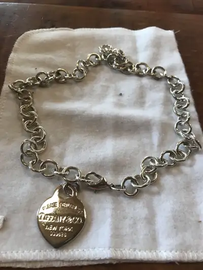 Faux Tiffany 18” necklace., View more