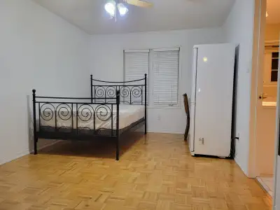 **It's a Master Bedroom, Large Space Fully Furnished Room, Private Washroom in Ensuite, Double Size...