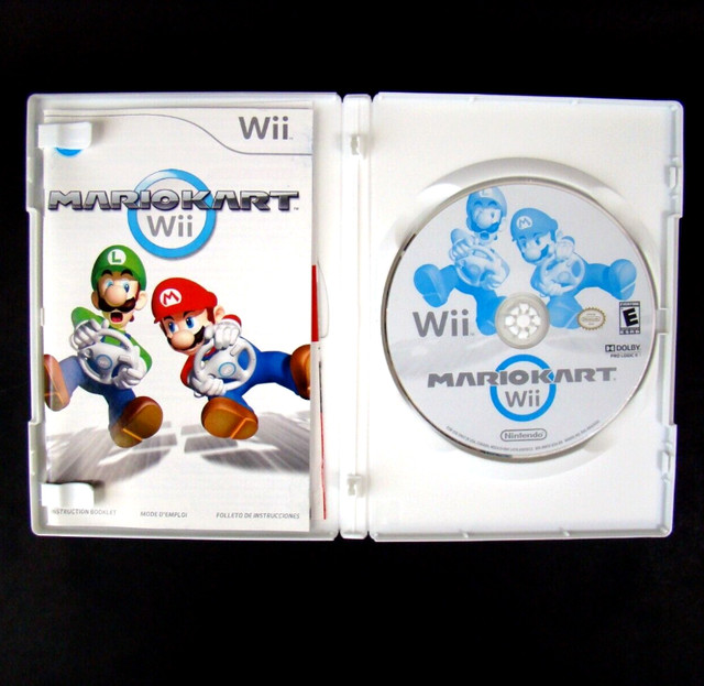Nintendo Wii Console with Mario Kart & Wii Sports Games Tested! in Nintendo Wii in Renfrew - Image 4