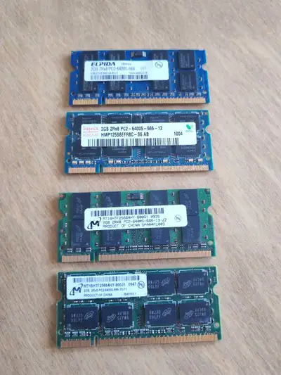 8GB 4x 2GB DDR2 RAM'S, View more