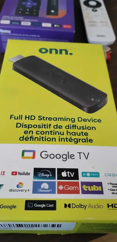 Onn full streaming device, View more