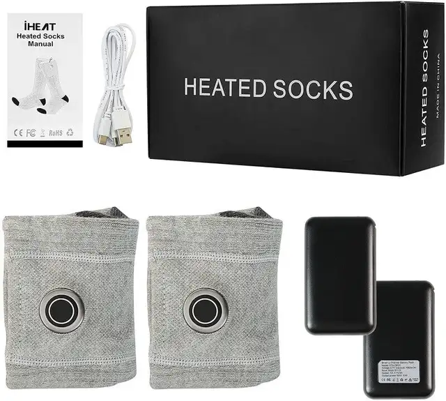 Heated Socks,Rechargeable Battery Heated Socks Kit in Other in City of Toronto - Image 6