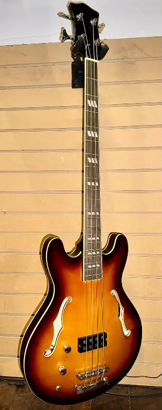 Lefty Semi hollow body bass guitar, View more
