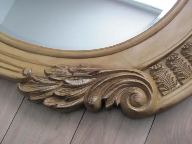 New Price *** Oval Mirror - Miroir ovale *** Nouveau prix in Home Décor & Accents in Gatineau - Image 5