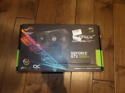 ASUS STRIX GeForce GTX 1050 Ti 4GB GDDR5 OC Graphics Card, View more