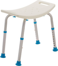 AquaSense Adjustable Bath and Shower Chair with Non-Slip Seat