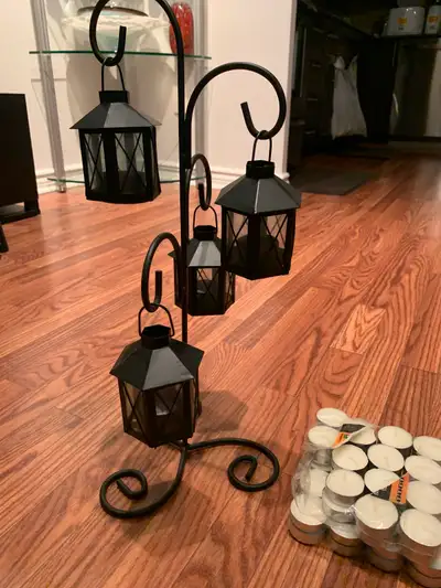 DESIGNER LANTERN STYLE 4 CANDLE HOLDER, View more
