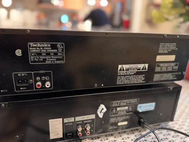 Technics Compact 5 Disc Rotary Changer SL-PD665 in General Electronics in City of Toronto - Image 5