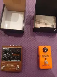 Guitar pedals (MXR and NuX)