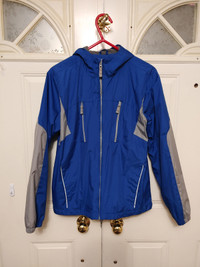 Teens blue fleece-lined jacket