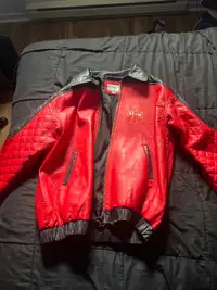 Manteau de cuire style moto/ Biker Style Leather Jacket