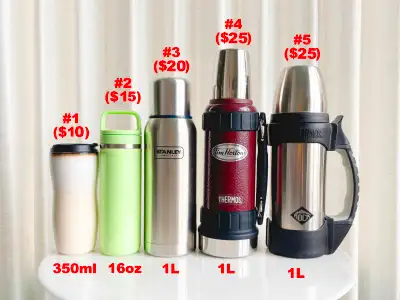 - Price is firm. Cash & Pickup only. - Near Pen Centre, St. Catharines #1 ($10) Ceramic Travel Mug 3...