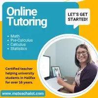 Math & Statistics Online Tutoring | Certified Teacher | 16+ yrs