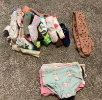 Take all for $2! Toddler socks, tights and undies