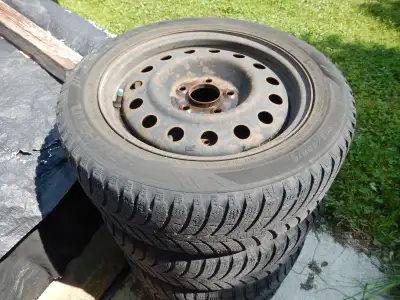 A set of 4 16 inch steel rims. They were on a 2016 Elantra. Selling the steel rims, tires just happe...